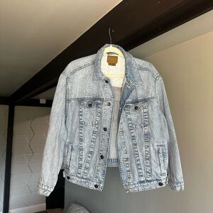 American Eagle Outfitters Light Blue Denim Jacket